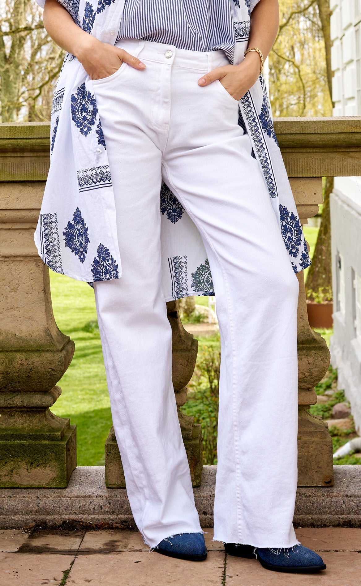Marta Du Chateau Jeans Alvina White