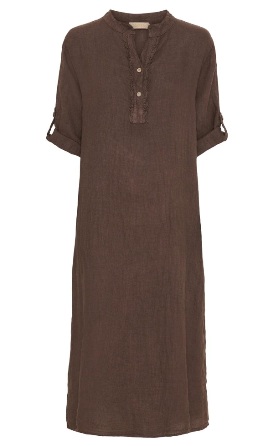 Marta Du Chateau Kjole 94198 Camelia Cold Brown