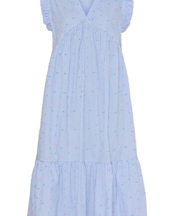 Marta Du Chateau Kjole Elma Sky Blue Print