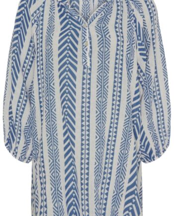 Marta Du Chateau Kjole Kairah Jeans Blue