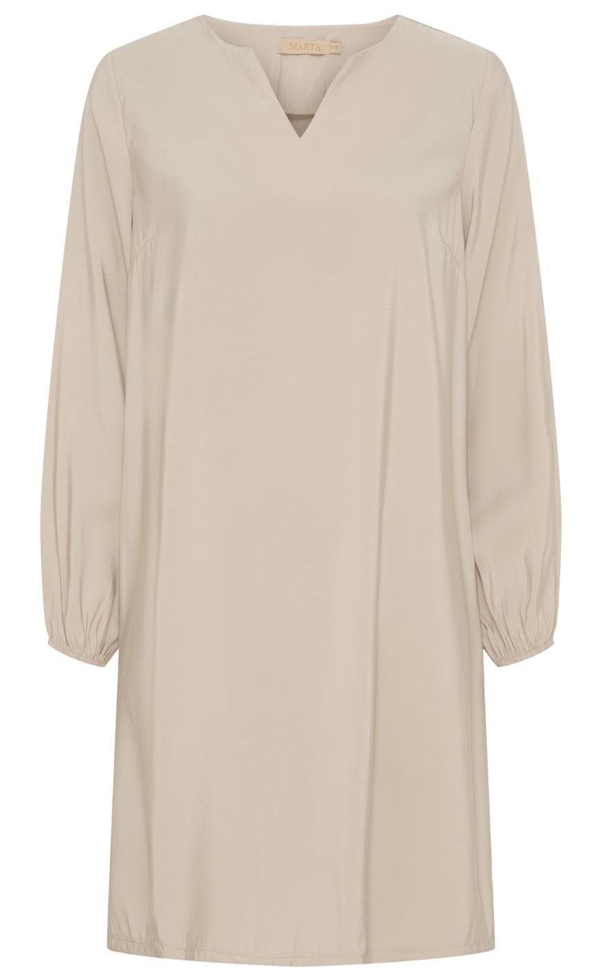 Marta Du Chateau Kjole Louison Beige