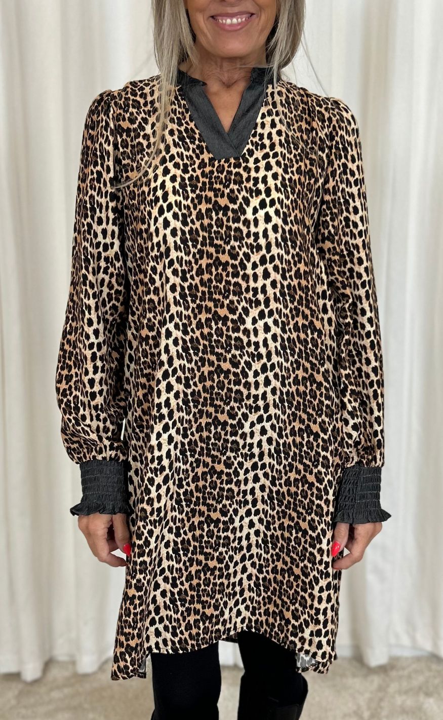 Marta Du Chateau Kjole Therese Dress Leo Black