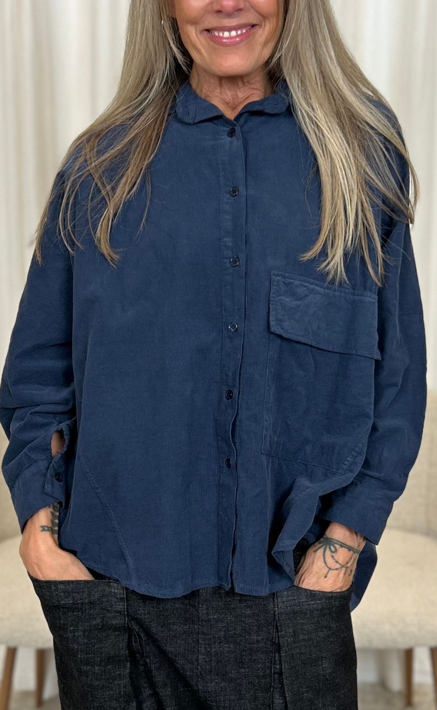 Marta Du Chateau Skjorte Giselle Blue