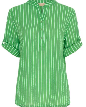 Marta Du Chateau Skjorte 226 Green Stripe