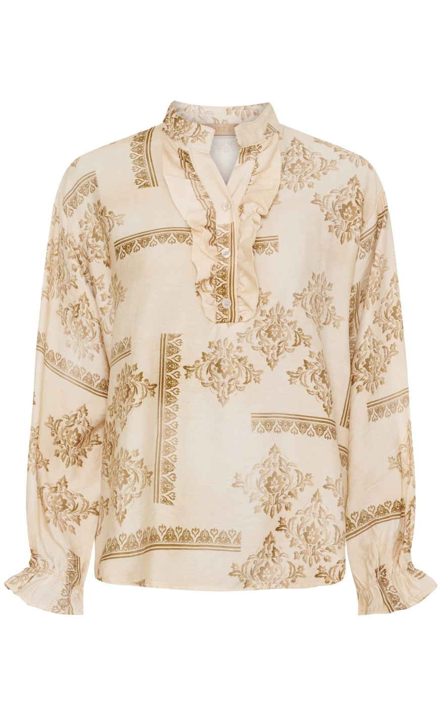 Marta Du Chateau Skjorte Joceline Beige