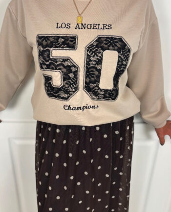 Marta Du Chateau Sweatshirt Liora Fango Black