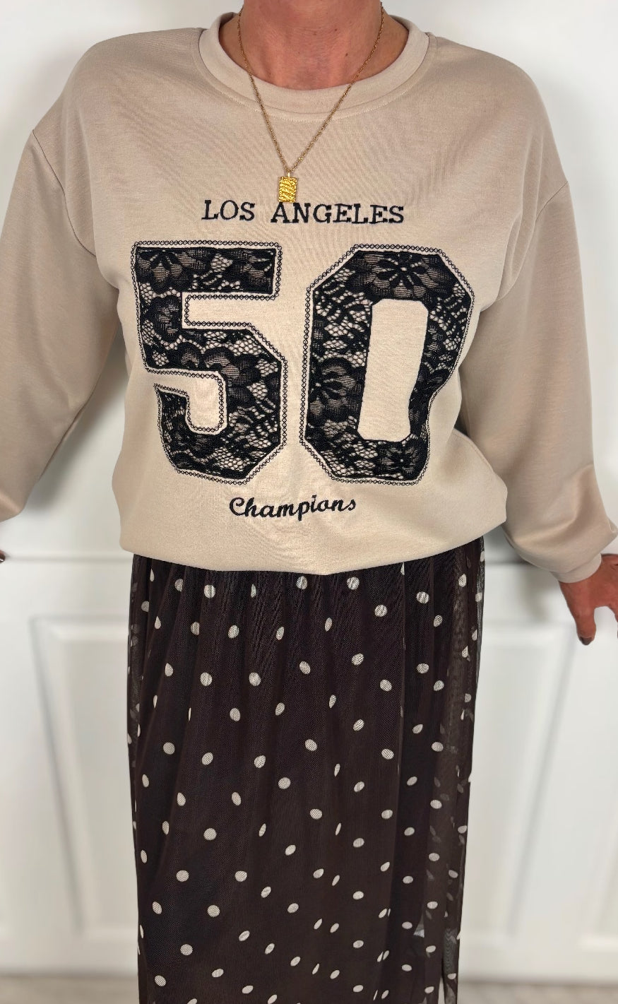 Marta Du Chateau Sweatshirt Liora Fango Black