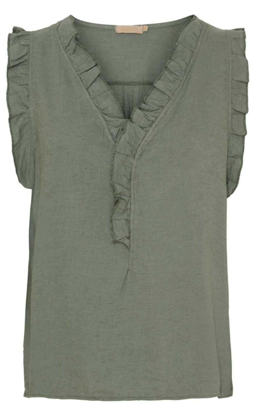 Marta Du Chateau Top Elke Military
