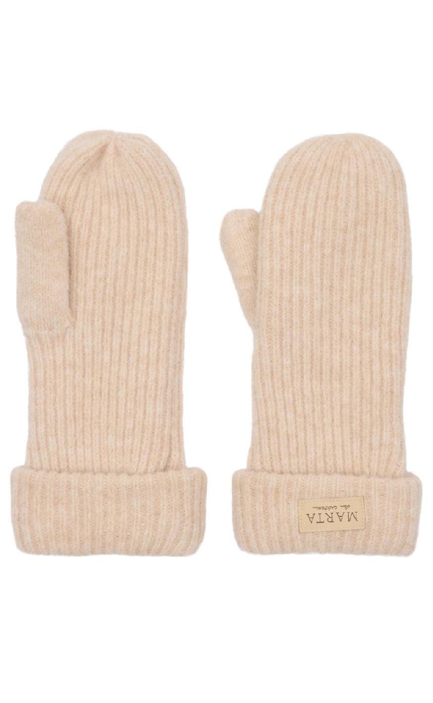 Marta Du Chateau Vanter Knit Mitten Offwhite