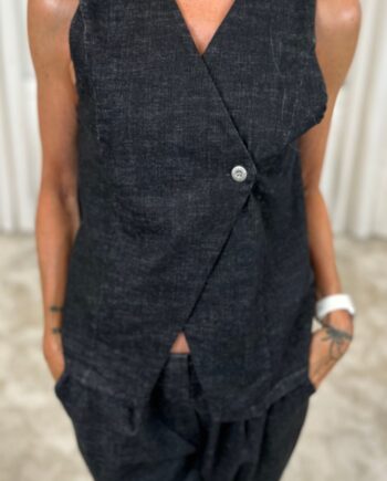 Marta Du Chateau Vest Carmille Black