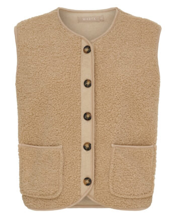 Marta Du Chateau Vest Emmie Camel