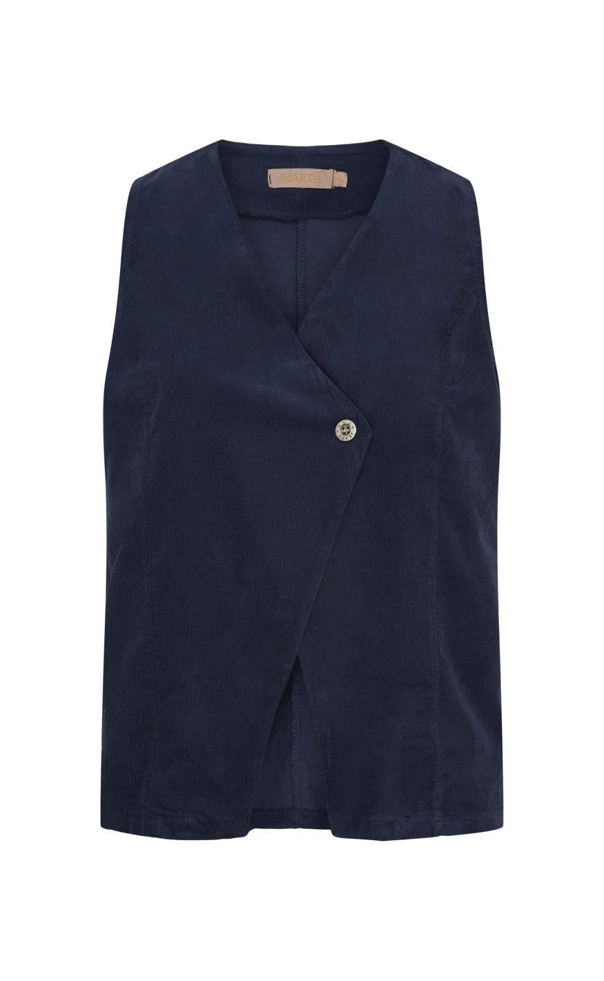 Marta Du Chateau Vest Hortense Blue