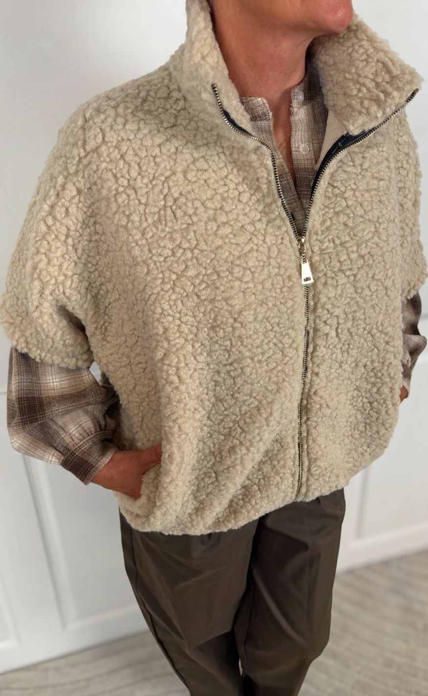 Marta Du Chateau Vest Johanna Beige