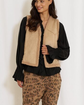 Marta Du Chateau Vest 85552 Johanne Beige