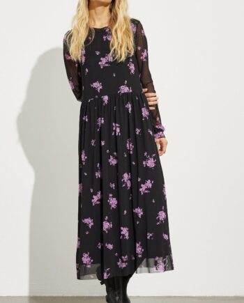 Mbym Kjole Alaia Lavany Orchid Print