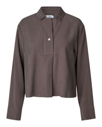 Mbym Skjorte Elio Chocolate Brown