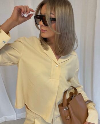 Mbym Skjorte Elio Summer Yellow