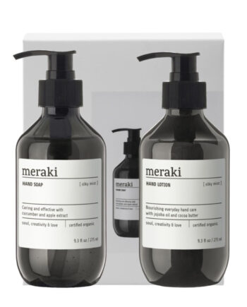 Meraki Gaveæske Håndsæbe Og Håndcreme  39 39 Simple Handcare 39 39  2x275 Ml Silky Mist