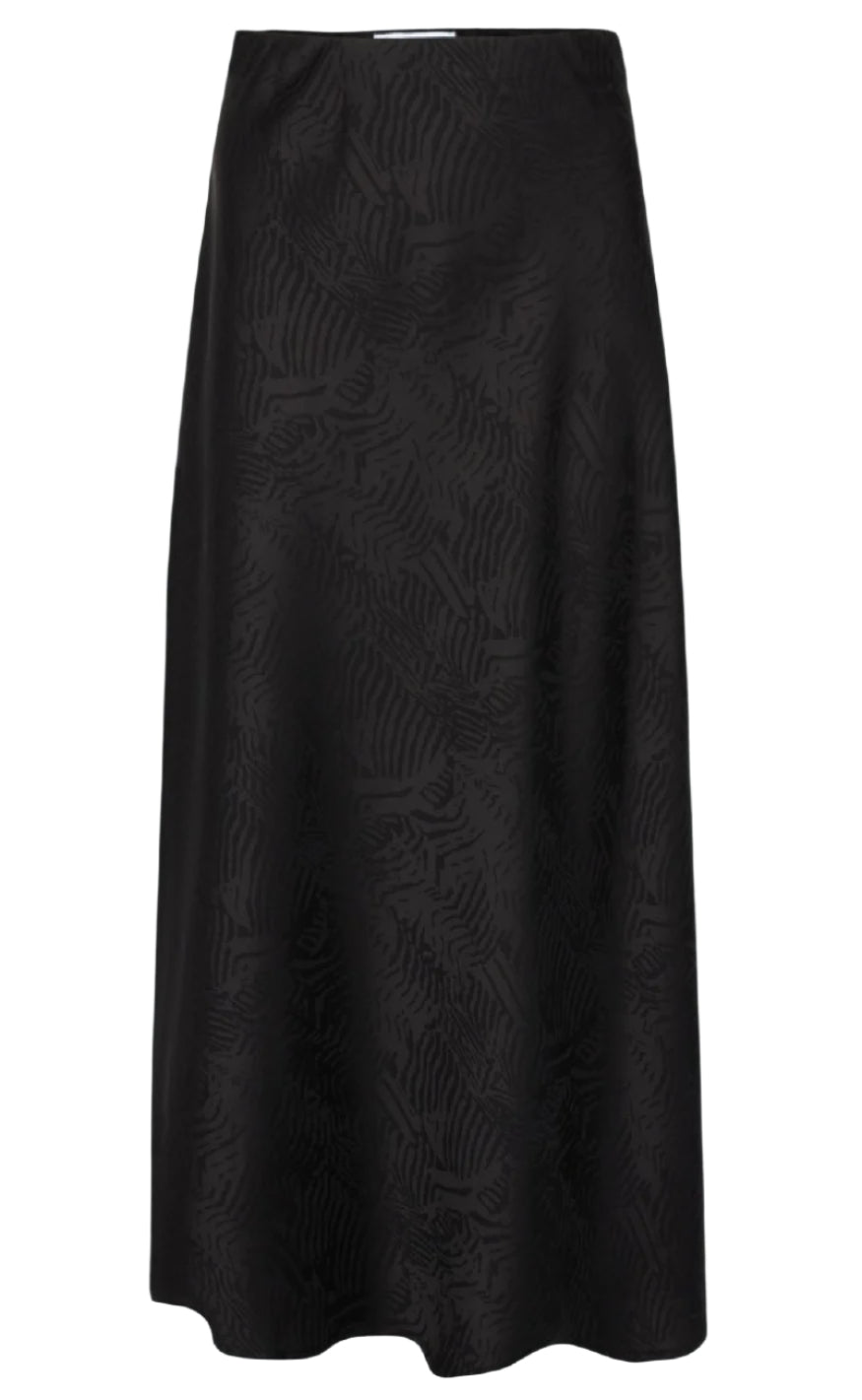 Moves Nederdel Gebry Satin Black