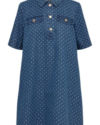 Nümph Kjole Haddie Medium Blue Denim