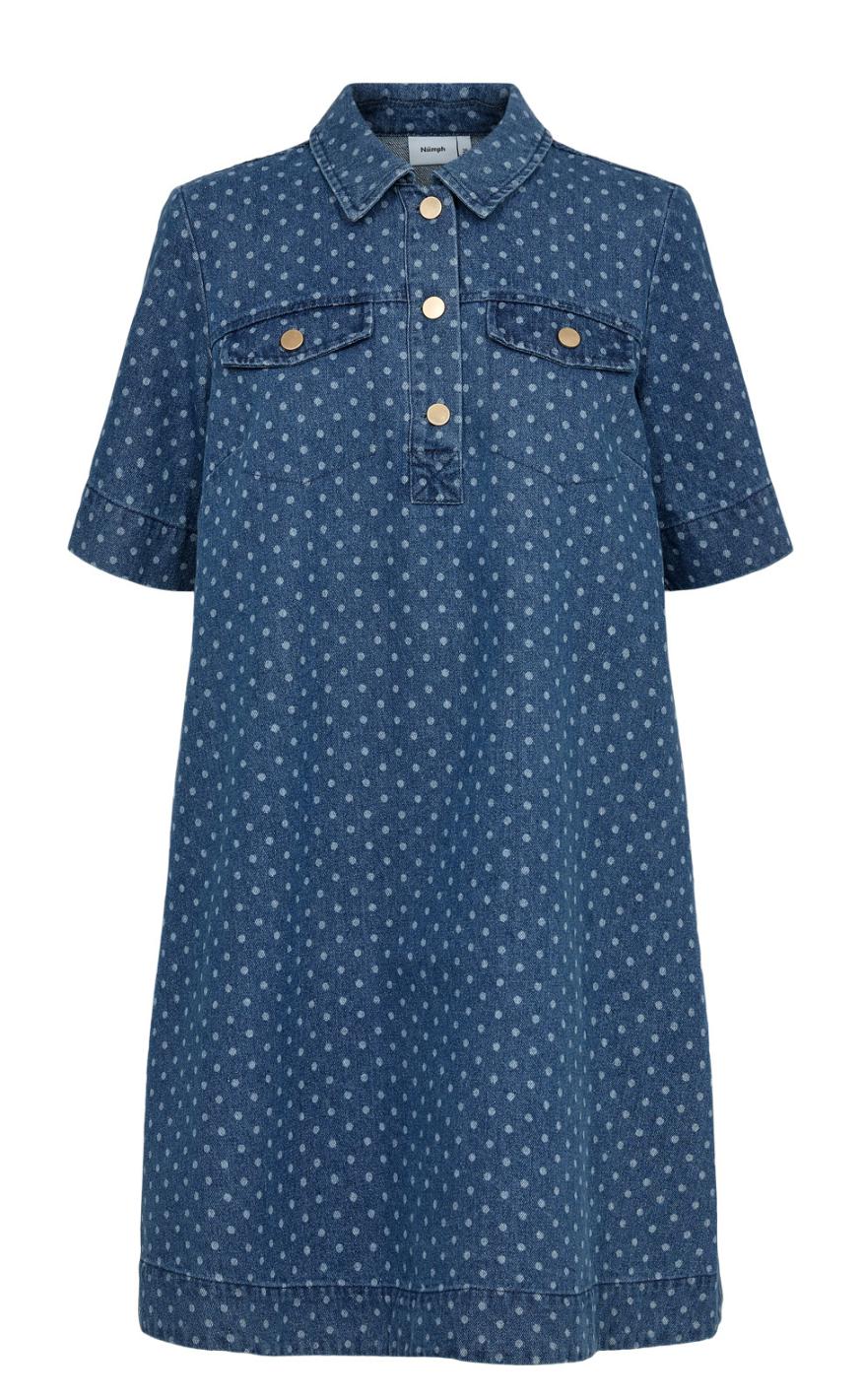 Nümph Kjole Haddie Medium Blue Denim