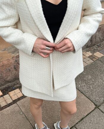 Neo Noir Blazer Avery Check Off White