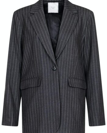 Neo Noir Blazer Gaby Pinstripe Antracit Melange