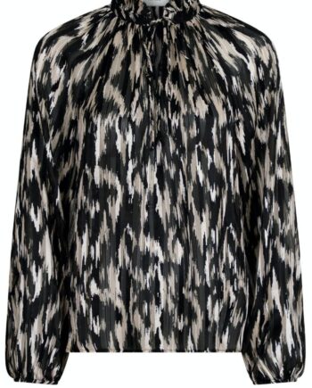 Neo Noir Blouse Cobie Cheer Vibe Black