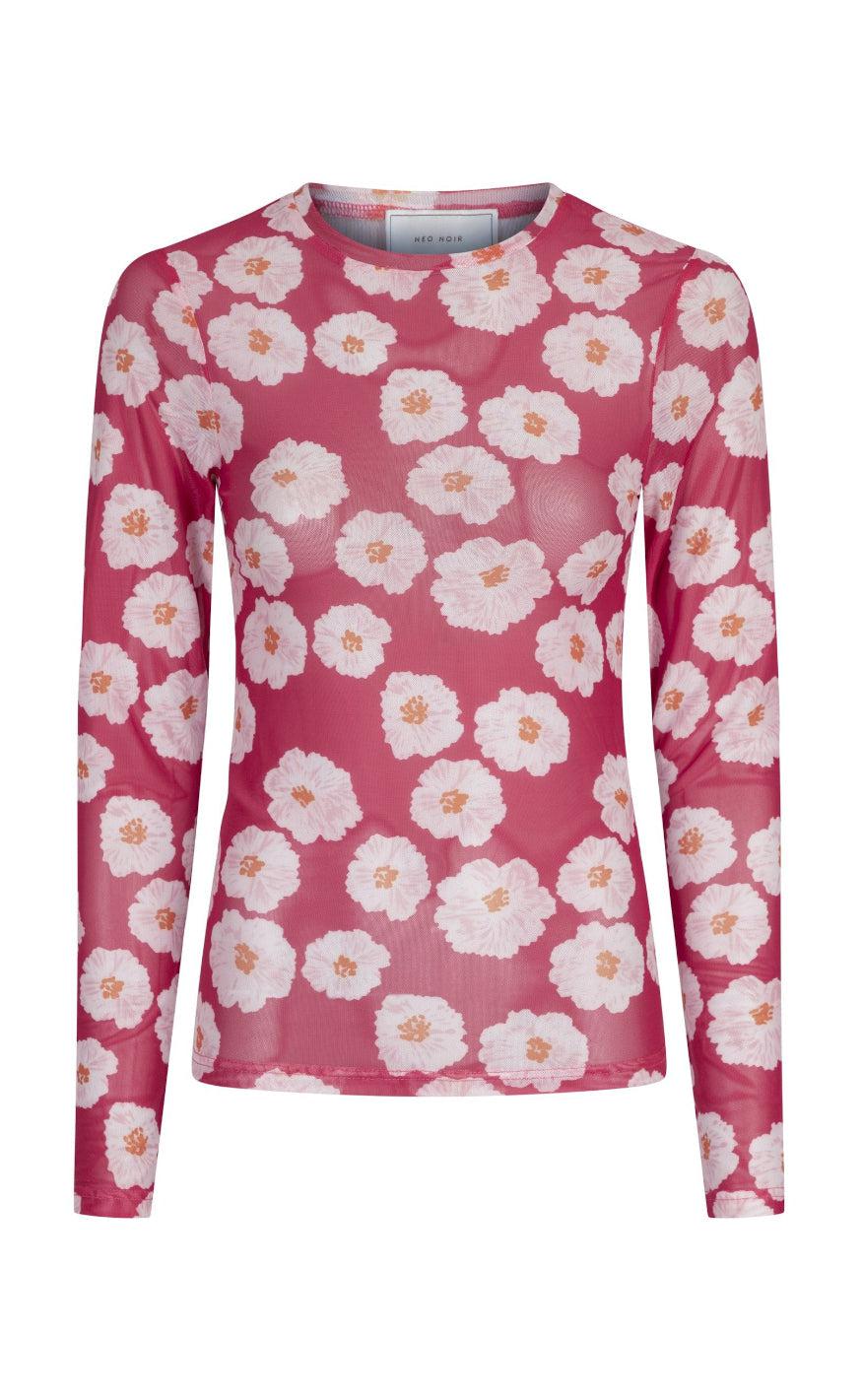 Neo Noir Blouse Ella Poppy Mesh Pink