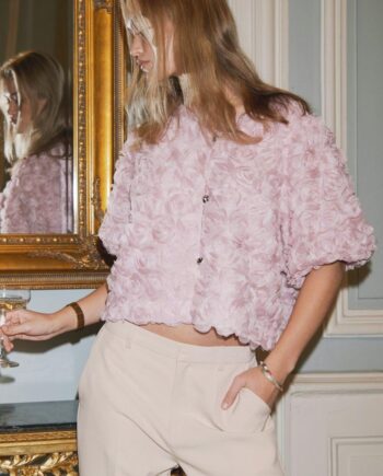 Neo Noir Bluse Aisa Flower Rose