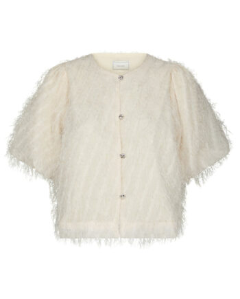 Neo Noir Bluse Aisa Frilly Creme