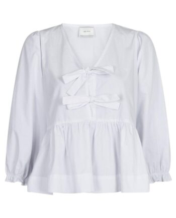 Neo Noir Bluse Bella Solid White