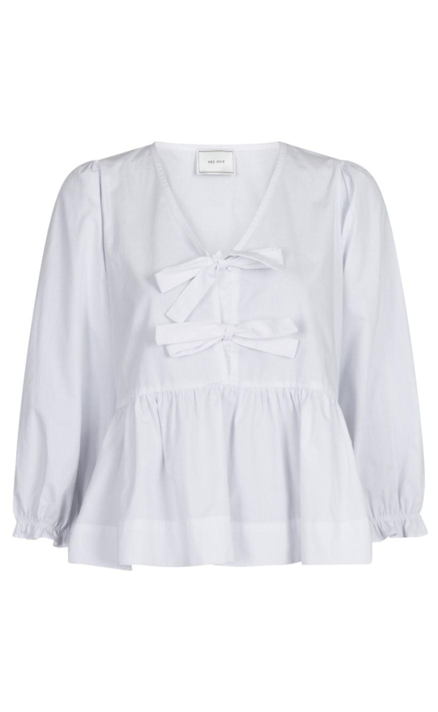 Neo Noir Bluse Bella Solid White