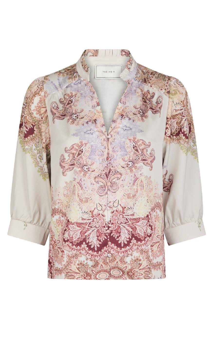 Neo Noir Bluse Roselle Artist Ivory