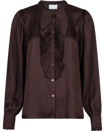 Neo Noir Bluse Zola Dark Brown
