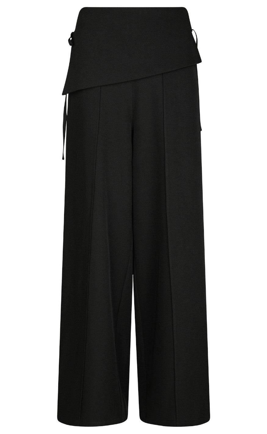 Neo Noir Bukser Deani Fold Black