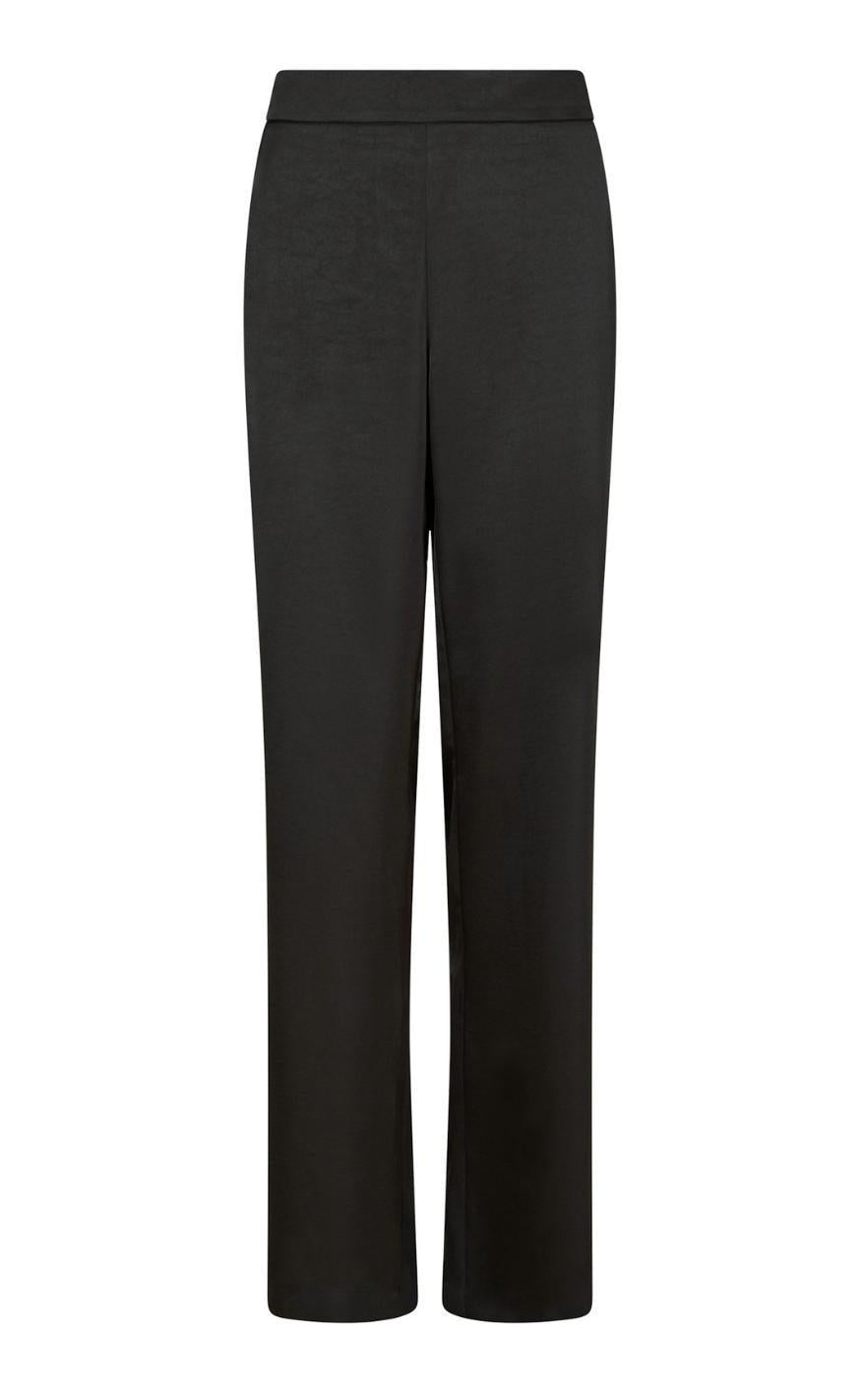 Neo Noir Bukser Debra Heavy Sateen Black