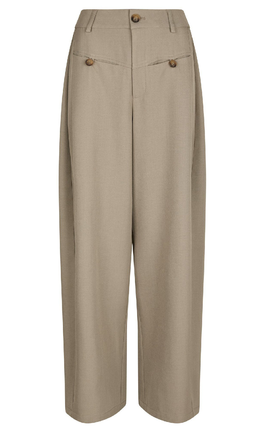 Neo Noir Bukser Massie Structure Warm Grey