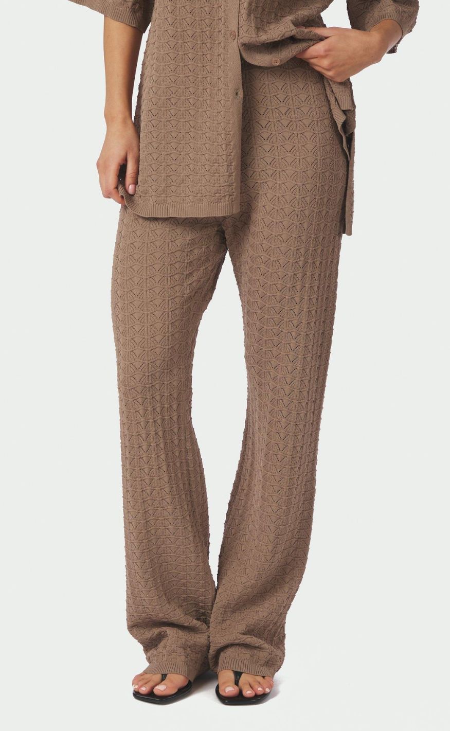 Neo Noir Bukser Rizzy Fine Taupe