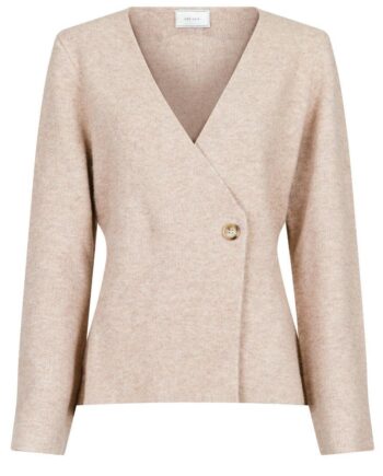 Neo Noir Cardigan Marie Louise Sand Melange
