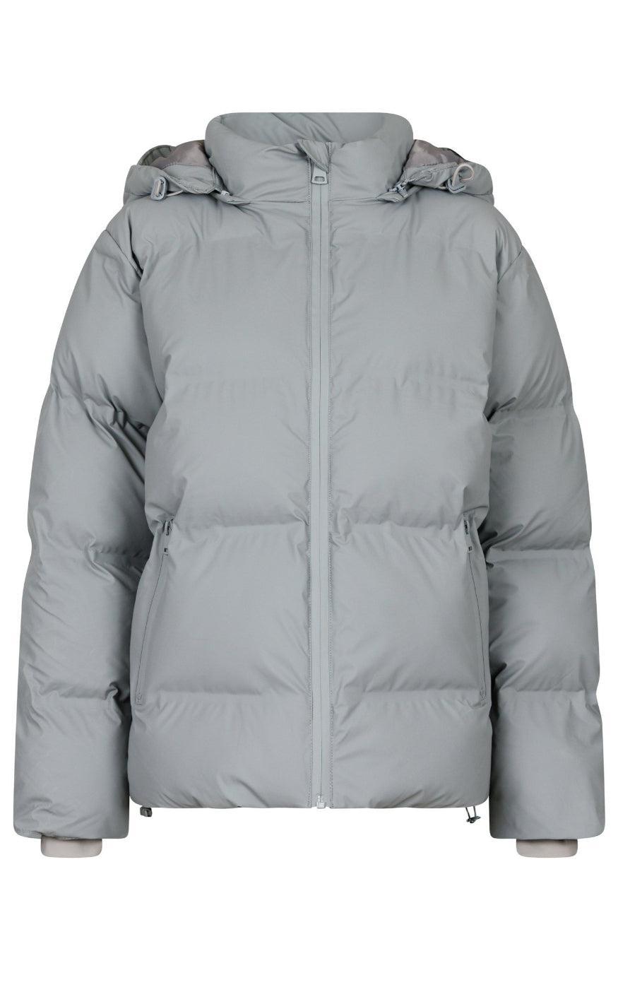 Neo Noir Jakke Fox Puffer Light Grey