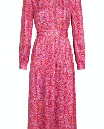 Neo Noir Kjole Cilian Ditsy Glow Pink