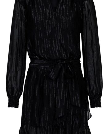 Neo Noir Kjole Lena Soft Glitter Black