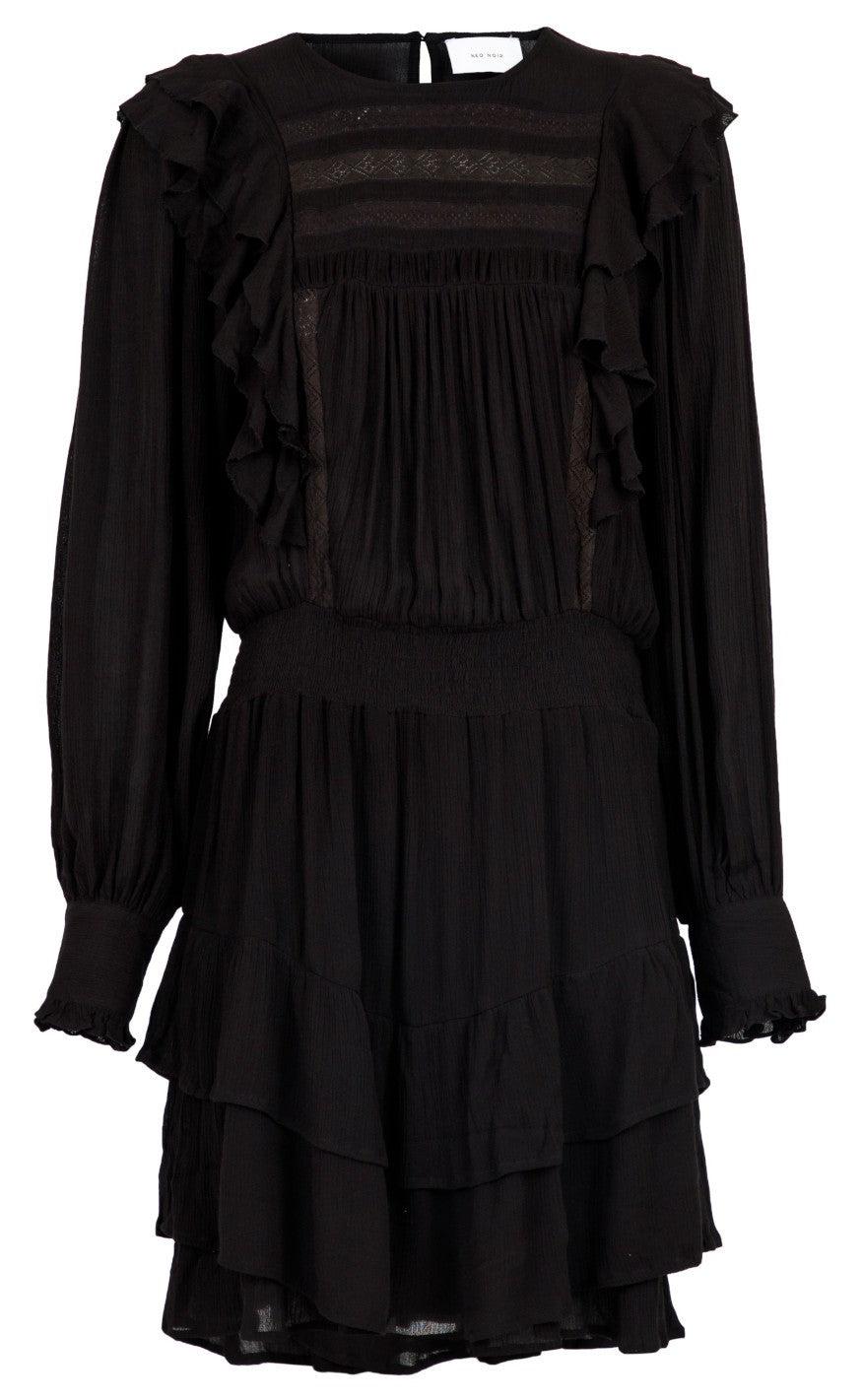 Neo Noir Kjole Mimba Crepe Black