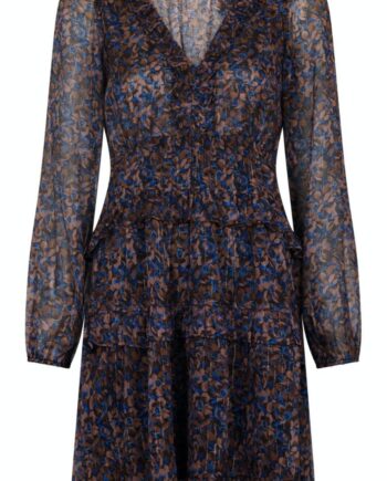 Neo Noir Kjole Viddi Dark Blossom Blue