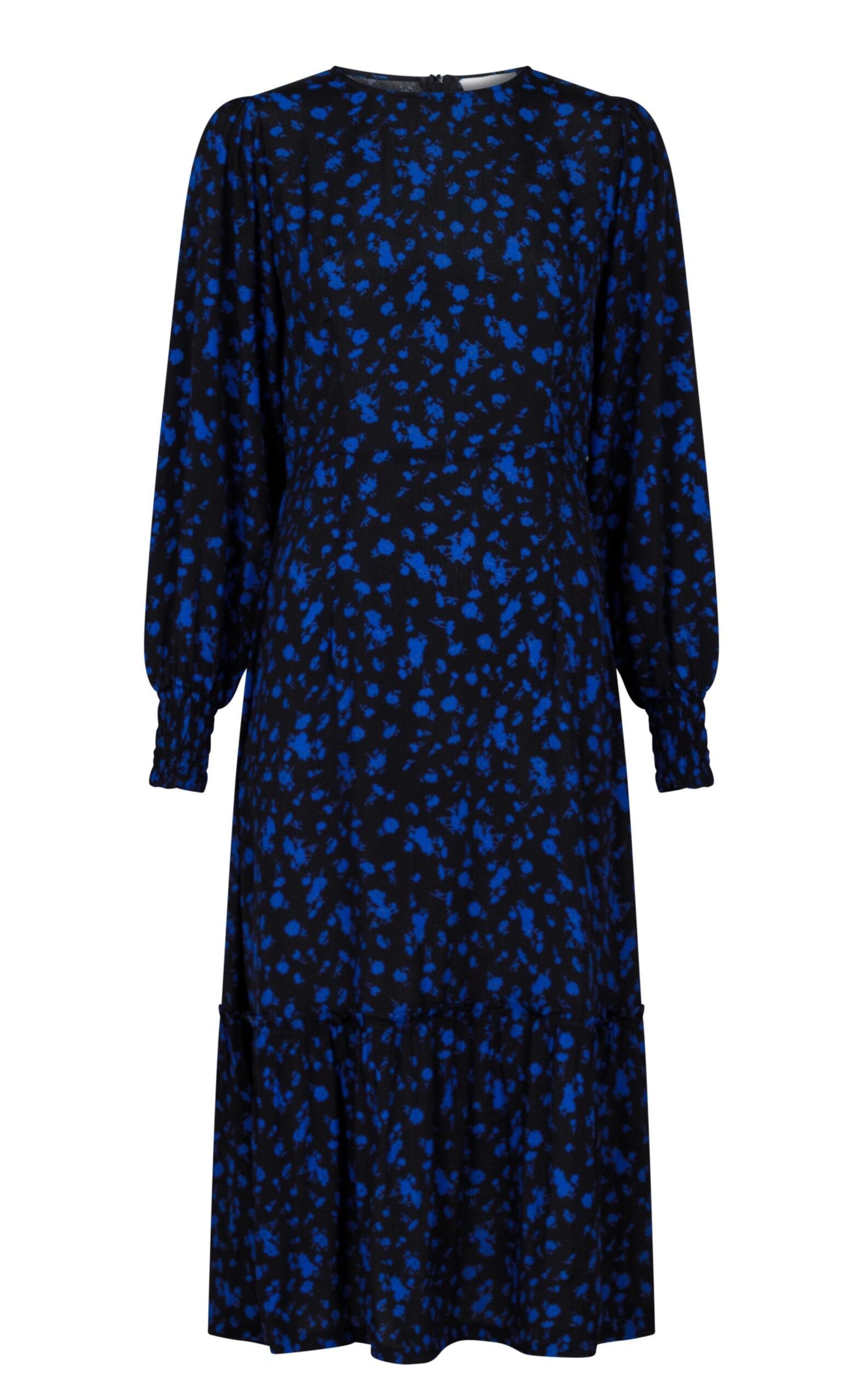 Neo Noir Kjole Vika Shade Blue Flower