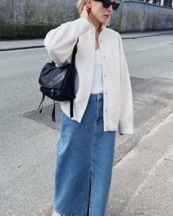 Neo Noir Nederdel Frankie Vintage Blue