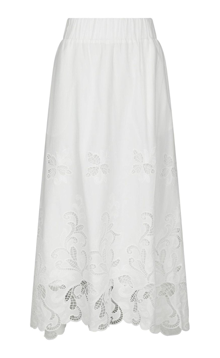 Neo Noir Nederdel Yara Long White