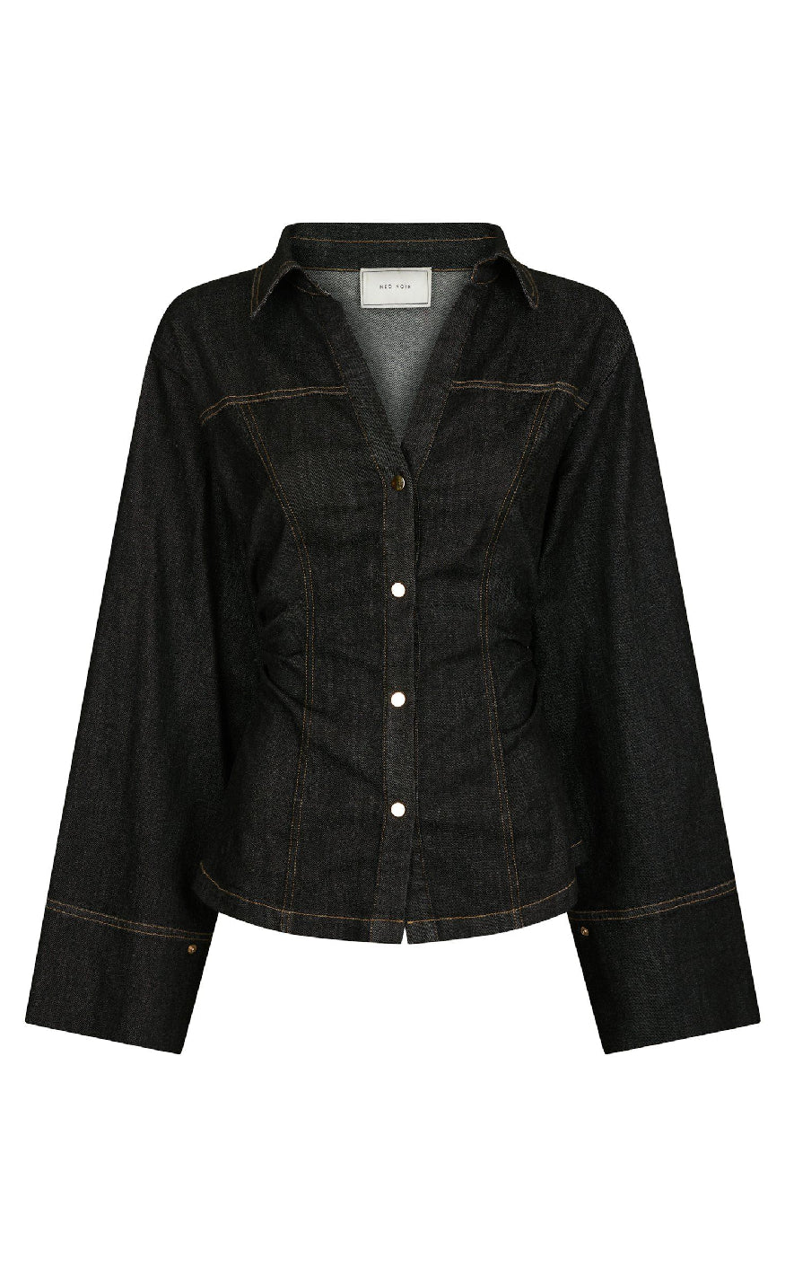 Neo Noir Skjorte Rabia Denim Black