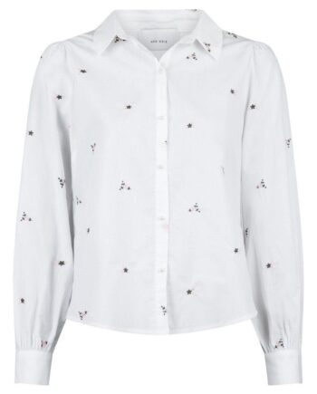 Neo Noir Skjorte Rydale Embroidery White